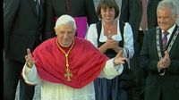 Papst Benedikt XVI, B&uuml;rgermeister Gschwendtner und Gattin
